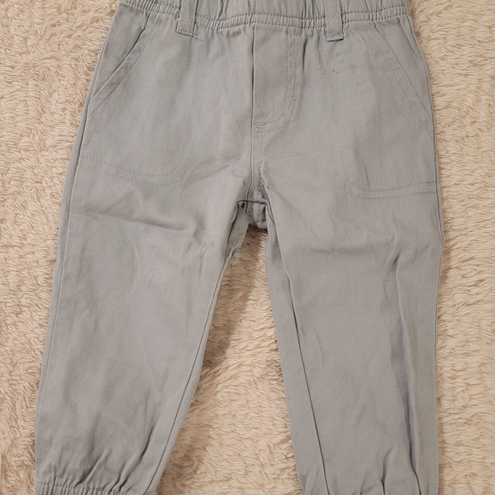 Lightning Bug Gray Joggers 6-9 m